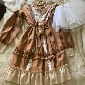 Brown princess/cosplay/period piece dress